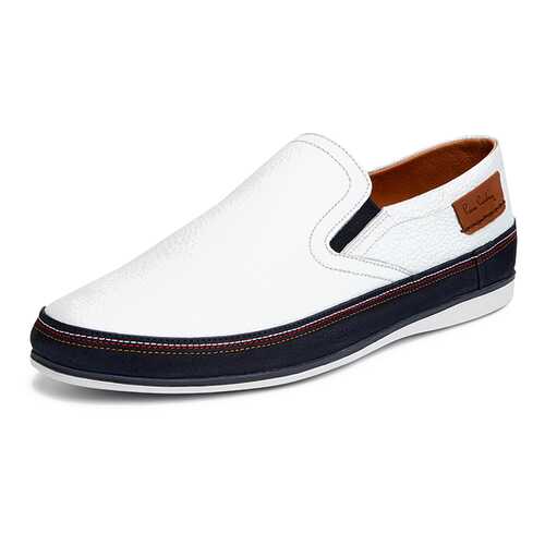 Слипоны мужские Pierre Cardin 710018061 белые/синие 44 RU в Центр Обувь