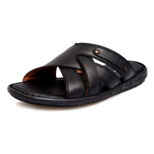 Шлепанцы мужские Pierre Cardin 710017663 черные 42 RU в Центр Обувь