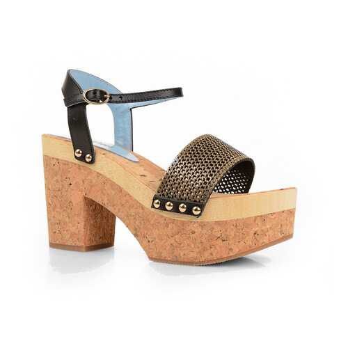 Босоножки женские Studio Pollini SA16549I0KTH400A золотистые 39 RU в Центр Обувь