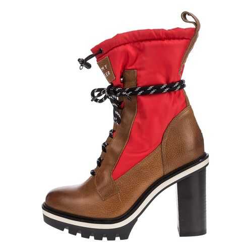 Ботинки женские Tommy Hilfiger FW0FW04345 681 коричневые 40 RU в Центр Обувь