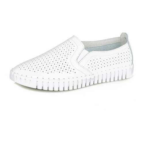 Слипоны женские Alessio Nesca DS20SS-5 белые 40 RU в Центр Обувь
