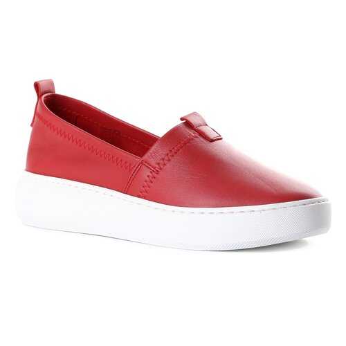 Слипоны женские Shoes Market 456-12001 красные 40 RU в Центр Обувь