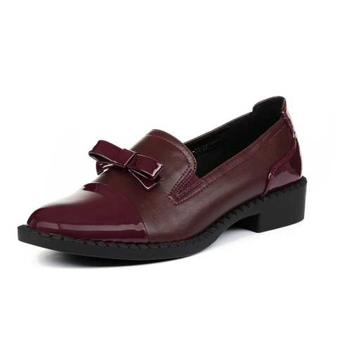 Лоферы женские T.Taccardi K0490LC-7A бордовые 39 RU в Центр Обувь