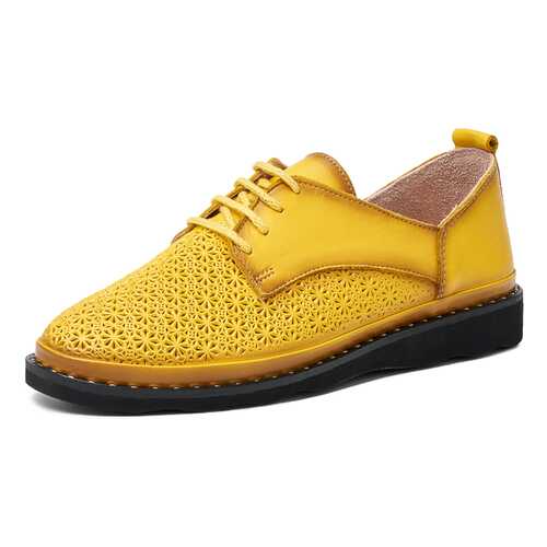 Полуботинки женские Pierre Cardin TR-MN-87-440 желтые 38 RU в Центр Обувь