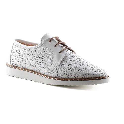 Полуботинки женские Shoes Market 798-30-3-01 белые 39 RU в Центр Обувь