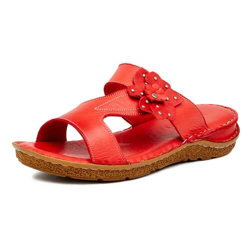 Шлепанцы женские Alessio Nesca Comfort 710018219 красные 39 RU в Центр Обувь