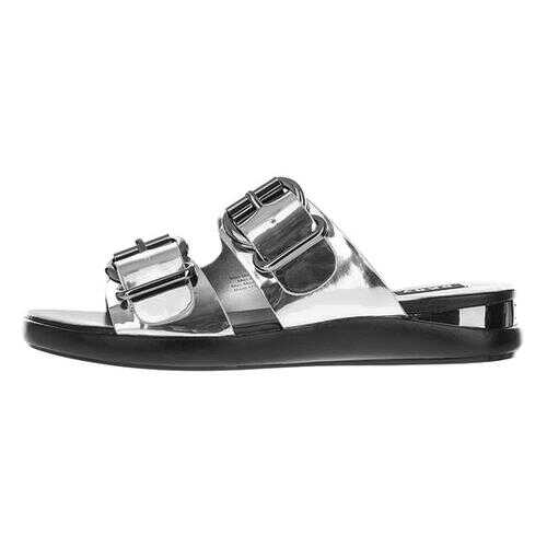 Шлепанцы женские DKNY K4900889 серебристые 8 US в Центр Обувь